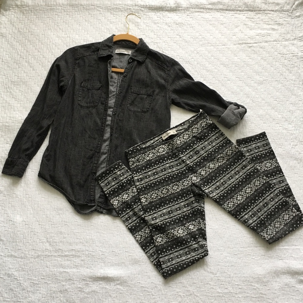 Abercrombie Kids Knit Leggings
